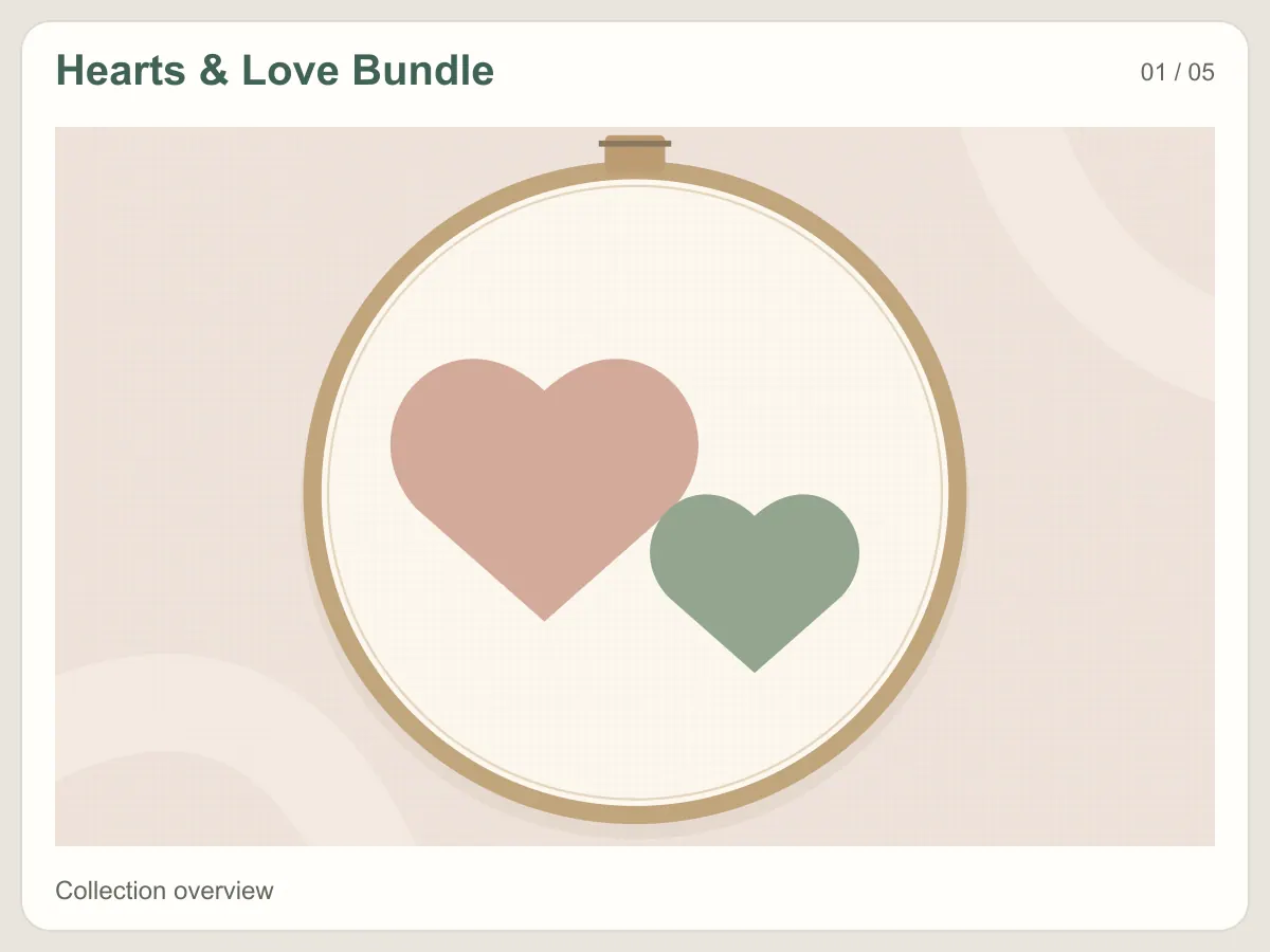 Hearts & Love Bundle — collection preview 1 of 5